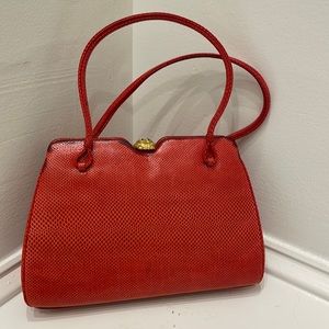 Judith Leiber vintage purse with Frog Clasp